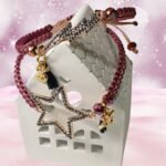 Σετ 2 μακραμέ βραχιόλια γούρια “Star & Thunder — 2026 Edition - Image 6