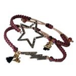 Σετ 2 μακραμέ βραχιόλια γούρια “Star & Thunder — 2026 Edition - Image 5