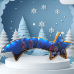 Χειροποίητη Χριστουγεννιάτικη σύνθεση -Η Γέννηση του Χριστού - με φωτισμό LED - Image 4