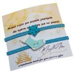 Σετ 2 βραχιολιών γαλάζιο χιονονιφάδα & μπότα Frosty Set - Image 7