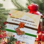 Σετ βραχιόλια πράσινο - καφέ με μπότα και χιονονιφάδα - Image 4