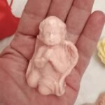 Σαπουνάκια διακοσμητικά ροζ αγγελάκι, κίτρινο λουλούδι, καρδιά