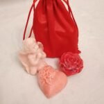 Σαπουνάκια διακοσμητικά ροζ αγγελάκι,λουλούδι, καρδιά
