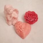 Σαπουνάκια διακοσμητικά ροζ αγγελάκι,λουλούδι, καρδιά
