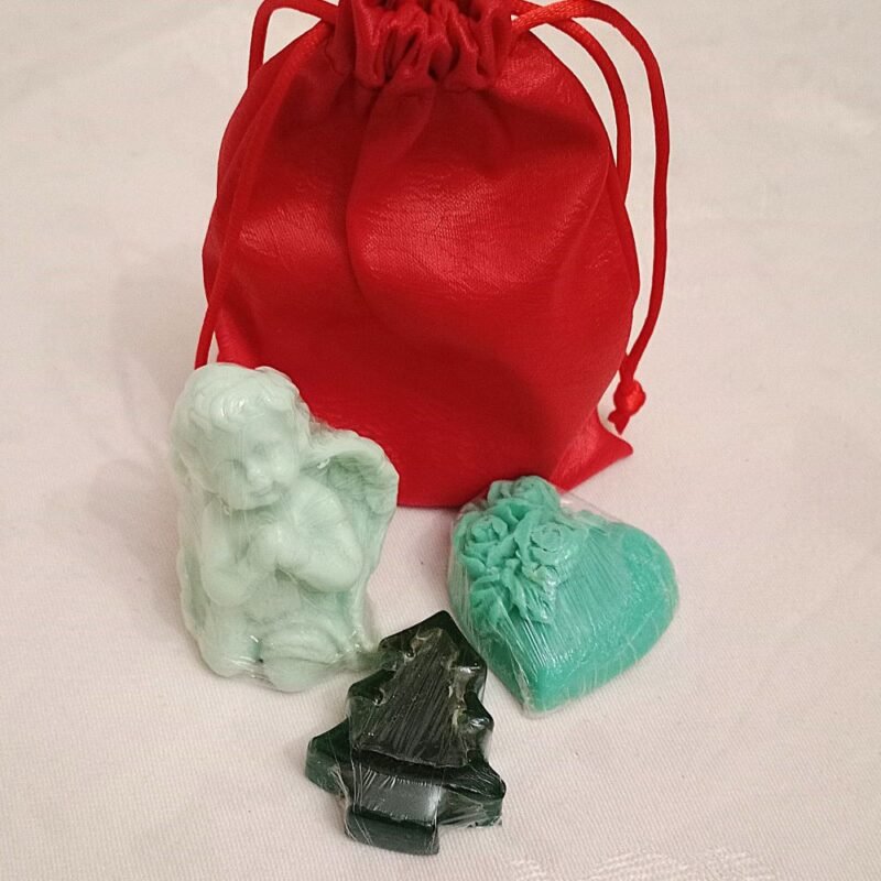 Σαπουνάκια διακοσμητικά βεραμάν αγγελάκι,δεντράκι, καρδιά