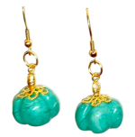 Χειροποιητα Χριστουγεννιατικα Σκουλαρικια -Κολοκυθες - απο πολυμερικο πηλο και ατσαλι - Image 4