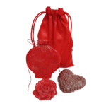 Σαπουνάκια διακοσμητικά κόκκινο ρόδι, λουλούδι, καρδιά