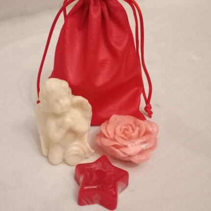 Σαπουνάκια διακοσμητικά μπεζ αγγελάκι, λουλούδι, αστέρι