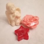 Σαπουνάκια διακοσμητικά μπεζ αγγελάκι, λουλούδι, αστέρι