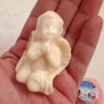 Σαπουνάκια διακοσμητικά μπεζ αγγελάκι, λουλούδι, αστέρι