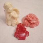 Σαπουνάκια διακοσμητικά μπεζ αγγελάκι, λουλούδι, δεντράκι