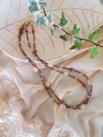 Δίσειρο Κολιέ με Citrine, Κορνεόλη και Αιματίτες - Image 3