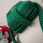 Πλεκτή τσάντα κυπαρισσί τετράγωνη 18*18εκ - Image 3