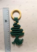 ΧΡΙΣΤΟΥΓΕΝΝΙΑΤΙΚΟ ΣΤΟΛΙΔΙ ΜΑΚΡΑΜΕ ΔΕΝΤΡΟ ΠΡΑΣΙΝΟ ΜΕ ΜΠΕΖ ΧΑΝΤΡΕΣ - Image 2