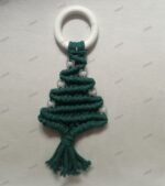 ΧΡΙΣΤΟΥΓΕΝΝΙΑΤΙΚΟ ΣΤΟΛΙΔΙ ΜΑΚΡΑΜΕ ΔΕΝΤΡΟ ΠΡΑΣΙΝΟ ΜΕ ΑΣΠΡΕΣ ΧΑΝΤΡΕΣ