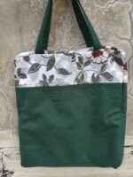 Tote bag με δύο υφάσματα της επιλογής σας - Image 4