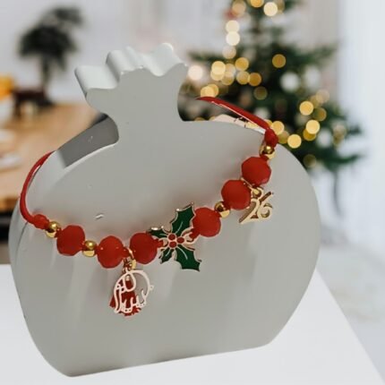 Χειροποίητο βραχιολάκι γούρι 2026 με γκι