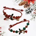 Χειροποίητο βραχιολάκι γούρι 2026 με γκι - Image 5