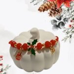 Χειροποίητο βραχιολάκι γούρι 2026 με γκι - Image 3