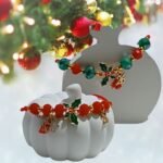 Χειροποίητο βραχιολάκι γούρι 2026 με γκι - Image 6