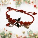 Χειροποίητο βραχιολάκι γούρι 2026 με γκι - Image 7