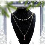 Χειροποιητο ΔΙΠΛΟ Κολιε απο ανοξειδωτο ατσαλι - Image 3