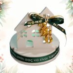 Γούρι 2026 σπίτι από σκόνη πορσελάνης με LED ρεσό - Image 8