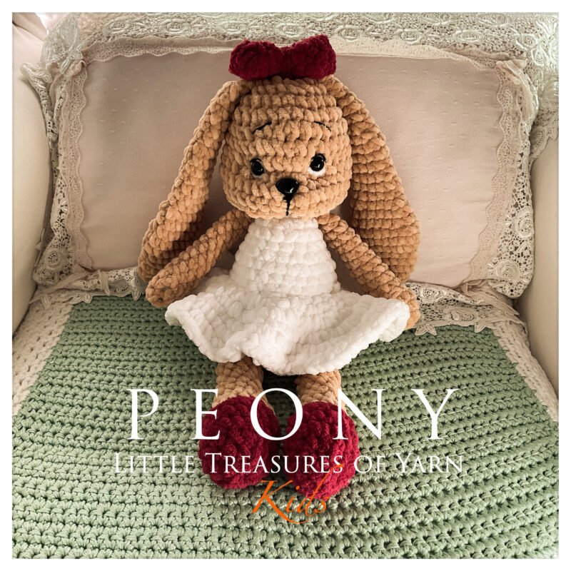 Χειροποίητο πλεκτό κουνελάκι amigouroumi