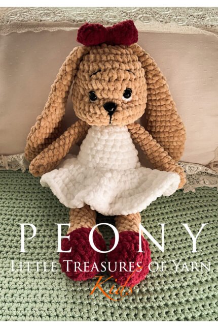 Χειροποίητο πλεκτό κουνελάκι amigouroumi