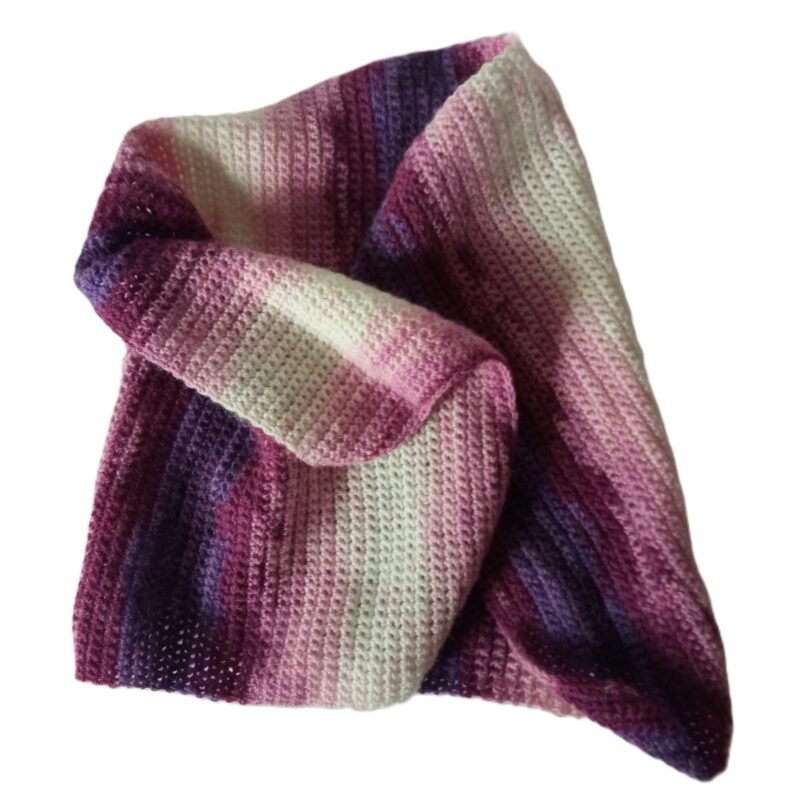Χειροποίητο κασκόλ πολύχρωμο