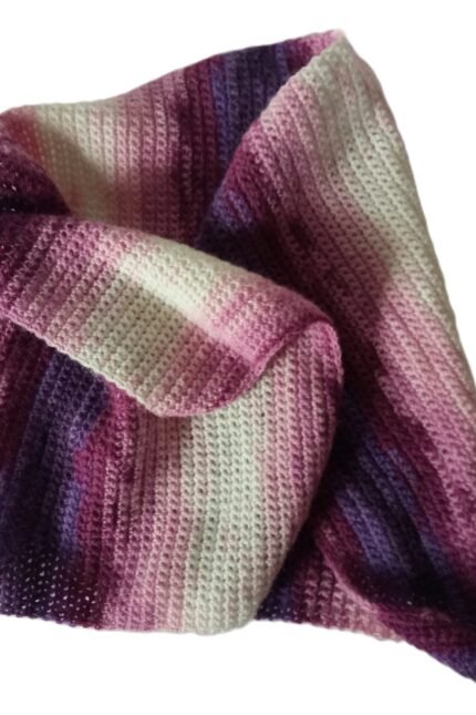 Χειροποίητο κασκόλ πολύχρωμο