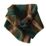 Χειροποίητο πλεκτό κασκόλ πολύχρωμο