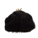 Χειροποίητο πλεκτό πορτοφόλι με vintage πλαίσιο