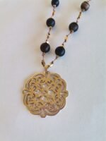 Ροζάριο με Καφέ Αχάτη Ματ - Image 3