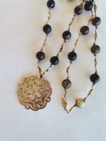 Ροζάριο με Καφέ Αχάτη Ματ - Image 5