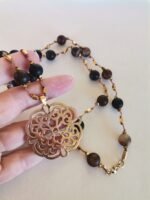 Ροζάριο με Καφέ Αχάτη Ματ - Image 4