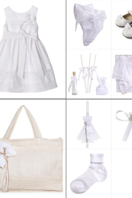 NstNastasia Βαπτιστικό Πακέτο Ολοκληρωμένο 9τεμάχια 0549