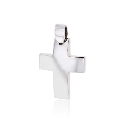 Σταυρός Βάπτισης Val΄Oro για Αγόρι Σκέτος από Λευκό Χρυσό Κ14 033108