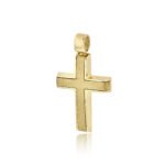 Σταυρός Βάπτισης για Αγόρι Val΄Oro Σκέτος από Κίτρινο Χρυσό Κ14 033118