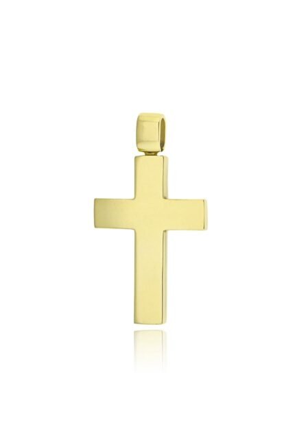 Σταυρός Βάπτισης για Αγόρι Val΄Oro Σκέτος από Κίτρινο Χρυσό Κ14 039736 1