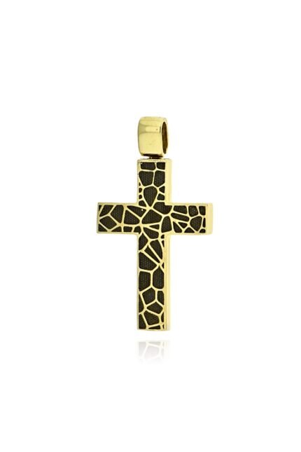 Σταυρός Βάπτισης για Αγόρι Val΄Oro Σκέτος από Κίτρινο Χρυσό Κ14 039736