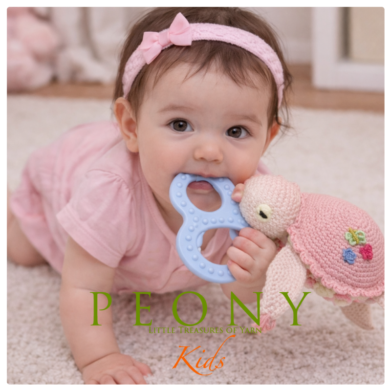 Βρεφικό παιχνίδι χελωνάκι με μασητικό