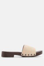 Clogs με Φαρδιά Φάσα - Μπεζ