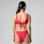 Removable cups  No claps  Ring details  Cheeky bottom Sensitive to pool use 