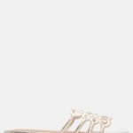 Flat Σανδάλια με Σχέδιο - Χρυσό