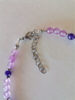 Κολιέ με Μωβ Jade και Μοτίφ Καρδιά - Image 4