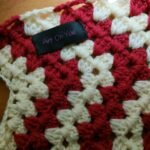 Μάλλινο κασκόλ δίχρωμο με σχέδιο ζιγκ ζαγκ - Image 3