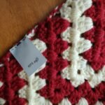 Μάλλινο κασκόλ δίχρωμο με σχέδιο ζιγκ ζαγκ - Image 2