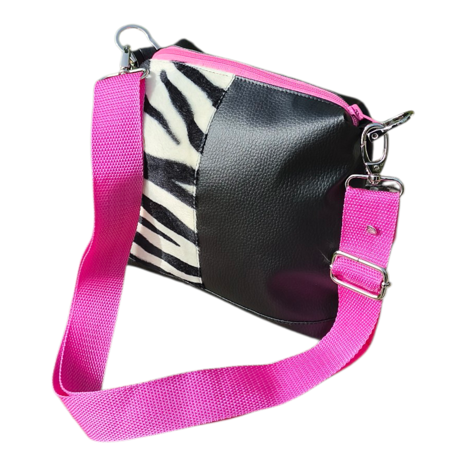 IMG_20260214_141644 τσάντα "Ζέβρα" Χιαστί - Image 1