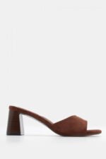 Mules Μονόχρωμα Καφέ Σκούρο | Luigi - Image 2